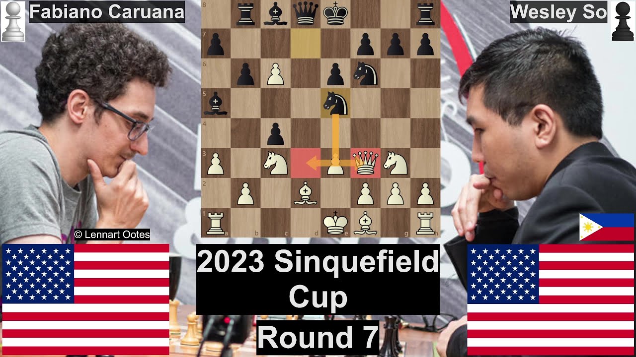 Playing With Computer Like Precision! Fabiano Caruana vs Wesley So. 2023  Sinquefield Cup. Round 7. 