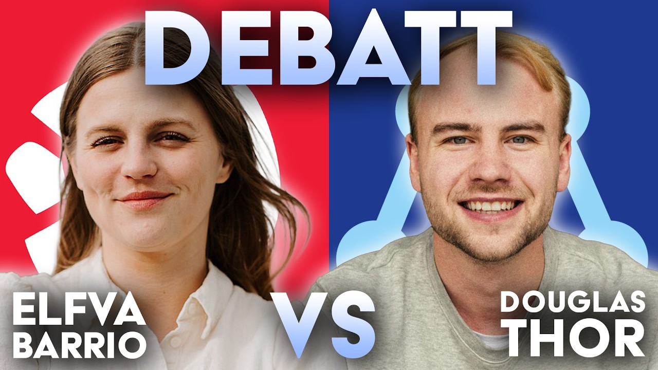 DEBATT: Elfva Barrio(S) mot Douglas Thor(M) - Sammanfattning