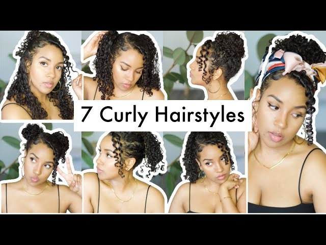 Easy Vintage Hairstyles for Natural Curly Hair Look 1960s/Mad Men - Vintage  Hairstyling