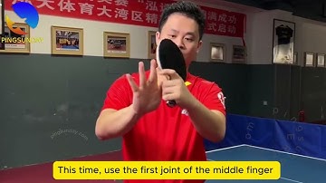 Coach Sun Haohong: Lesson 2 - How to hold the racket in table tennis - shakehand grip