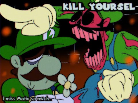 Beta Luigi Meets I hate you Luigi | Mario's Madness Dub
