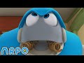 Robot on the run  arpo the robot classics  full episode  baby compilation  funny kids cartoons