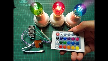IR Remote Control Home Appliances using RGB LED Driver and 12v Relay