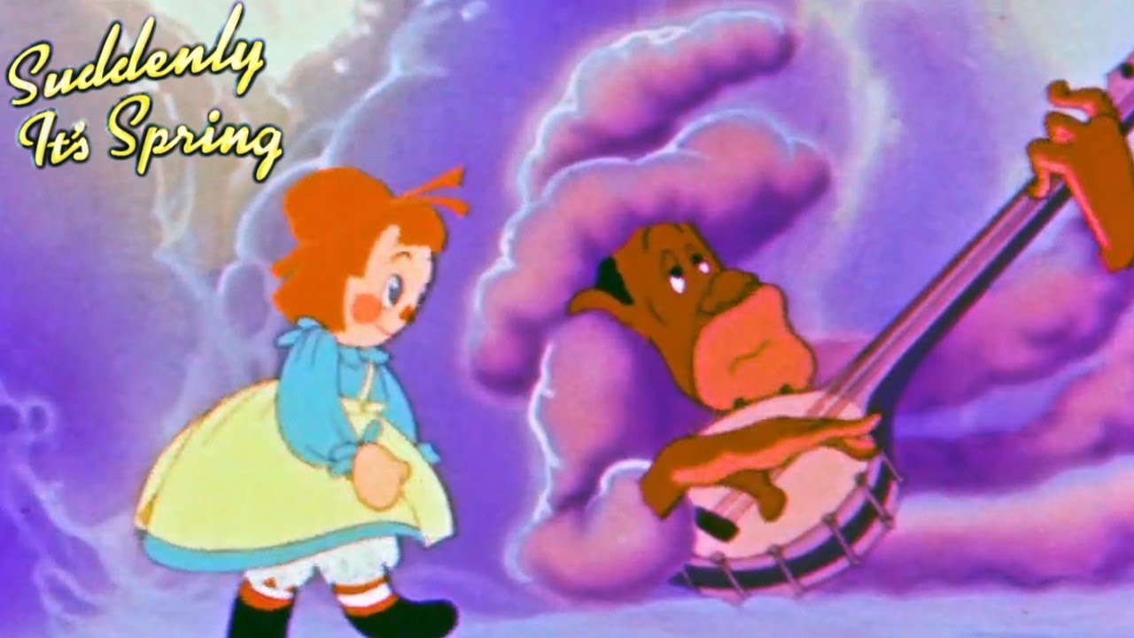 Suddenly It's Spring 1944 Famous Studios Noveltoons Raggedy Ann Cartoon Short Film | Review