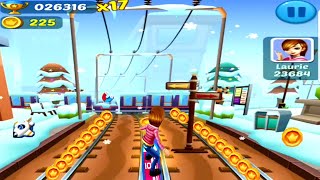 Subway Princess Runner 2020 : SKATER BOARD JUMP ON TRAIN | Android/iOS Gameplay HD screenshot 5