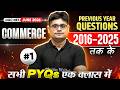 UGC NET Commerce Paper 2 | Last 10 Years Solved Papers #1 | UGC NET Paper 2 Commerce PYQs Marathon