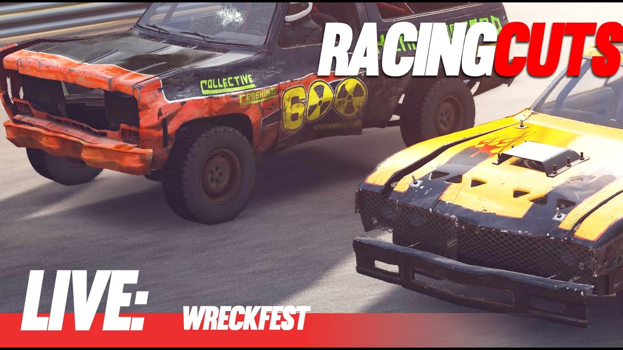 Live: Testing garage of cars - WreckFest