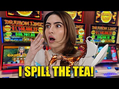 I Spill The Tea While Playing Slots in Vegas!