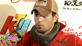 Enrique Iglesias backstage interview  KTUphoria 2012