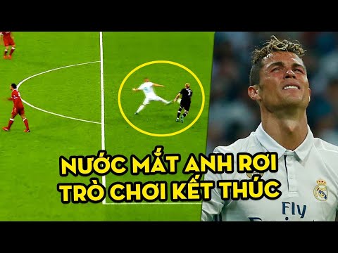 Video Cristiano Ronaldo khóc nghẹn trong trận đấu cuối cùng... - youtube