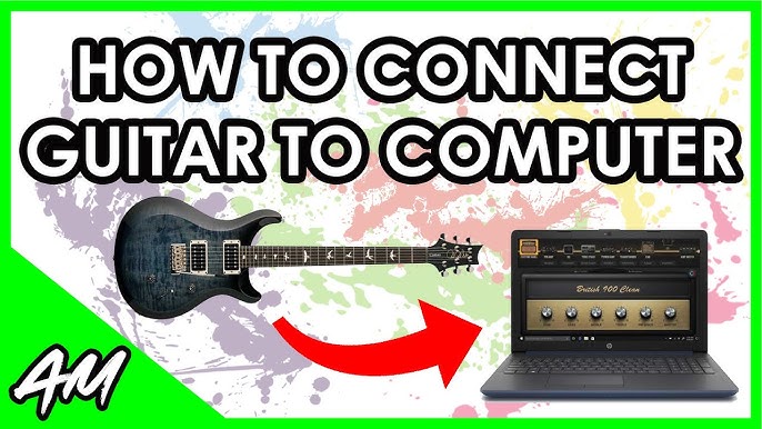 CONNECTING GUITAR AMP TO AUDIO INTERFACE / RECORDING TEST with