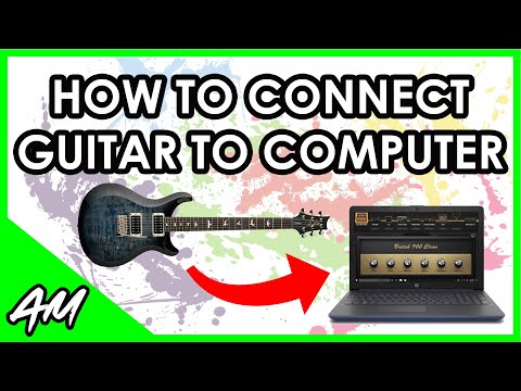वीडियो: इलेक्ट्रिक गिटार को कंप्यूटर से कैसे कनेक्ट करें
