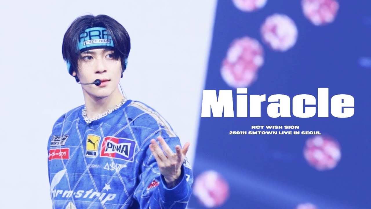 250111 SMTOWN LIVE in SEOUL ‘Miracle (원곡: Super Junior)’ 엔시티 위시 시온 NCT WISH SION Focus
