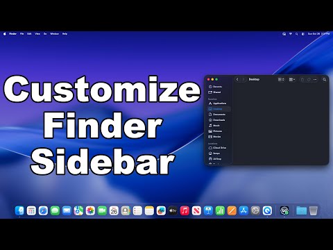 Как добавить папку с фильмами, музыкой и изображениями в боковую панель Finder в macOS | Краткое ...