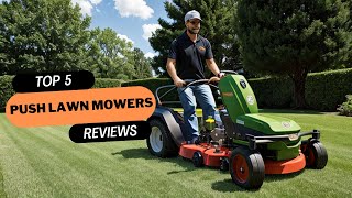 ✅ BEST 5 Push Lawn Mowers Reviews | Top 5 Best Push Lawn Mowers - Buying Guide