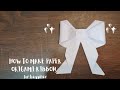 How to Make Paper Origami Bow/Ribbon for gifts | easy origami | Tutorial | C!rcu1t t.v