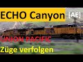 Verfolgung im Echo Canyon - Züge USA Wyoming und Utah - Chasing UP trains - AE #297