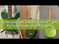 Recensione del EART Chitarre T-380 Pickups Humbucker Moderni a Doppia Bobina, Tremolo a Due Punti, P