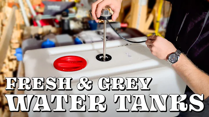 Ep27. Fresh- & Grey-Water Tank Installation + Plumbing | Sprinter Van Build Series