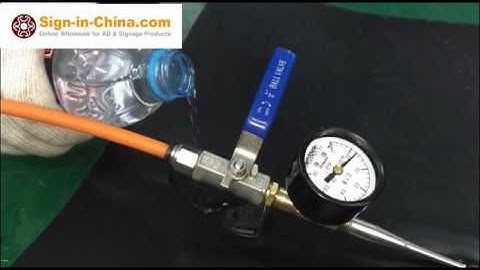 Operation of Leak Tightness Tester for Geomembrane in Civil Engineering
