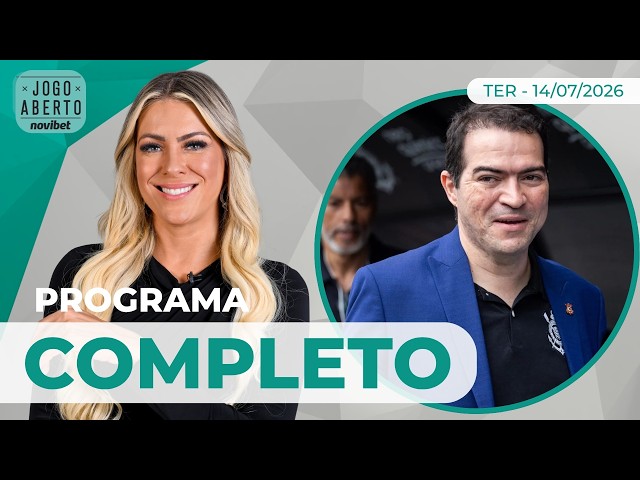 ENTREVISTA COM MARCELO PAZ, DO CORINTHIANS, NO JOGO ABERTO NOVIBET - 14/07/2026