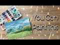 How to paint a landscape  full tutorial