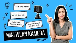🔥 4K Mini WiFi Security Camera – Wireless, Night Vision, Cloud Storage & Motion Alert CB70