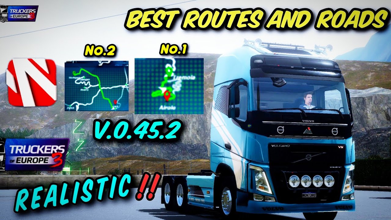 Top 8 Best Roads & Routes in Truckers of Europe 3 😍 V.0.45.2 - Truckers of Europe 3 Best Route.