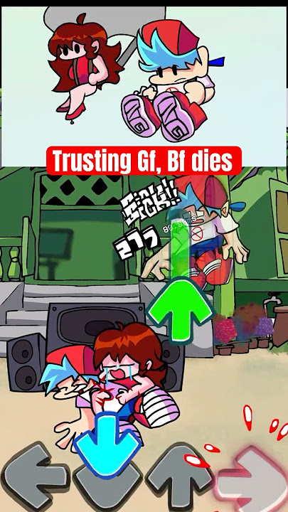 Trusting GF, Bf Die - Goodbye world FNF Mobiles Mod