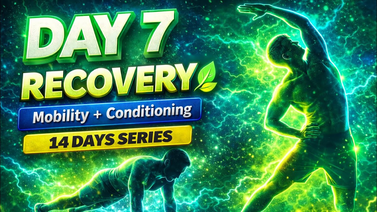 Day 7 – Active Recovery & Mobility 🧘‍♂️ | 14 Days Series | Beginner to Intermediate |