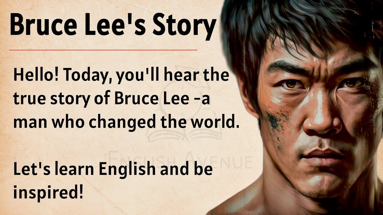 Outline Video Bruce Lee's True Life Story || Learn English Through Story Level 2 🔥 || English Listening Practice ✅