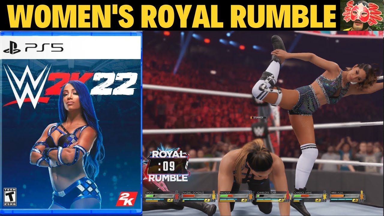 WWE2K22 (PS5) Women's Royal Rumble with Ending Glitch 🦀