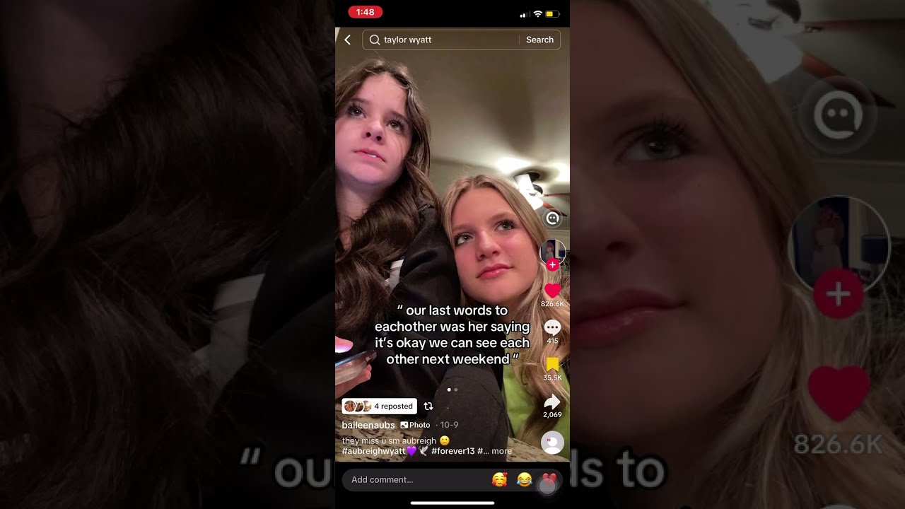Aubreigh S Last Words To Bailee Heather Final Time Doing Hair 