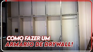 Como Fazer Um Armario Ou Guarda Roupa De Gesso Drywall