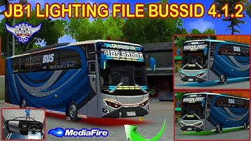 jb1 lighting file bussid 4.1.2|lighting file bus simulator indonesia ||bussid 4.1.2||