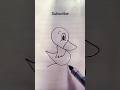 Duck drawing 🥰😂 #drawing #shots #artclass