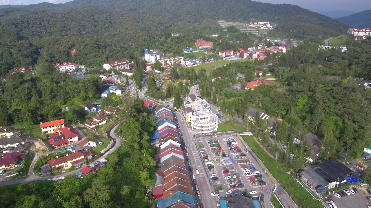 Tanah Rata Cameron Highlands Aerial VIew 2018 - YouTube