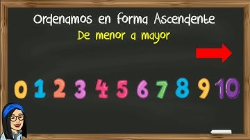 Ordenamos en forma ascendente y descendente para niños