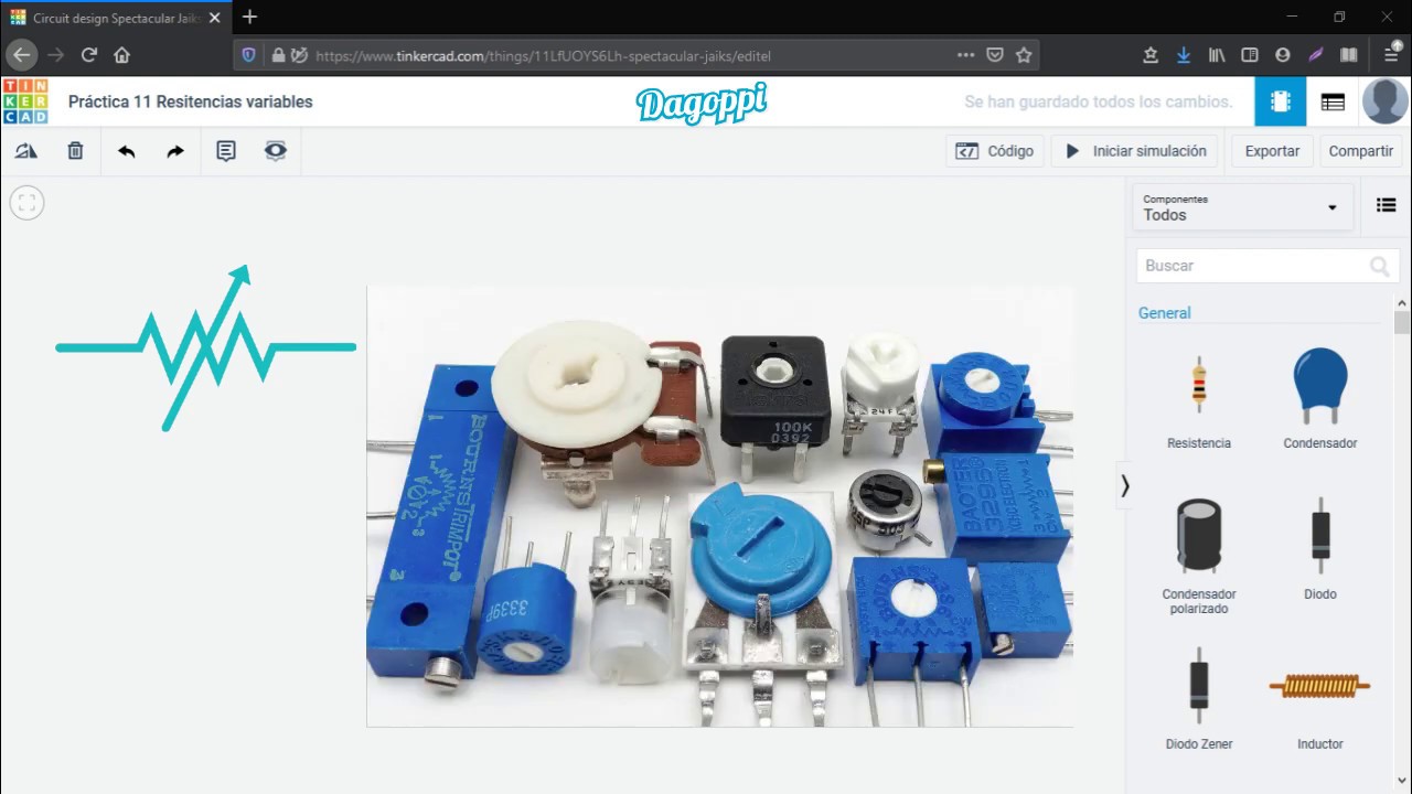 Práctica 11. Resistores variables | Potenciómetro, presets y trimpots ...