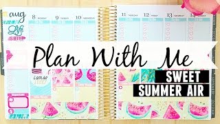 Plan With Me: Sweet Summer Air