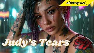 4K Synthwave 💫 Cyberpunk 2077 💫 Judy's Tears