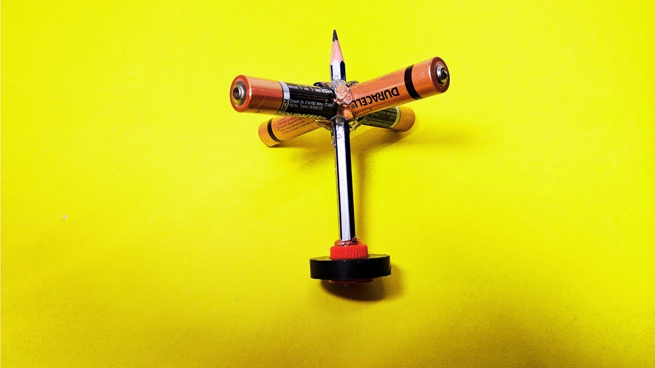 How to make a Spinner with Magnets || Magnetic Spinner || Science ...
