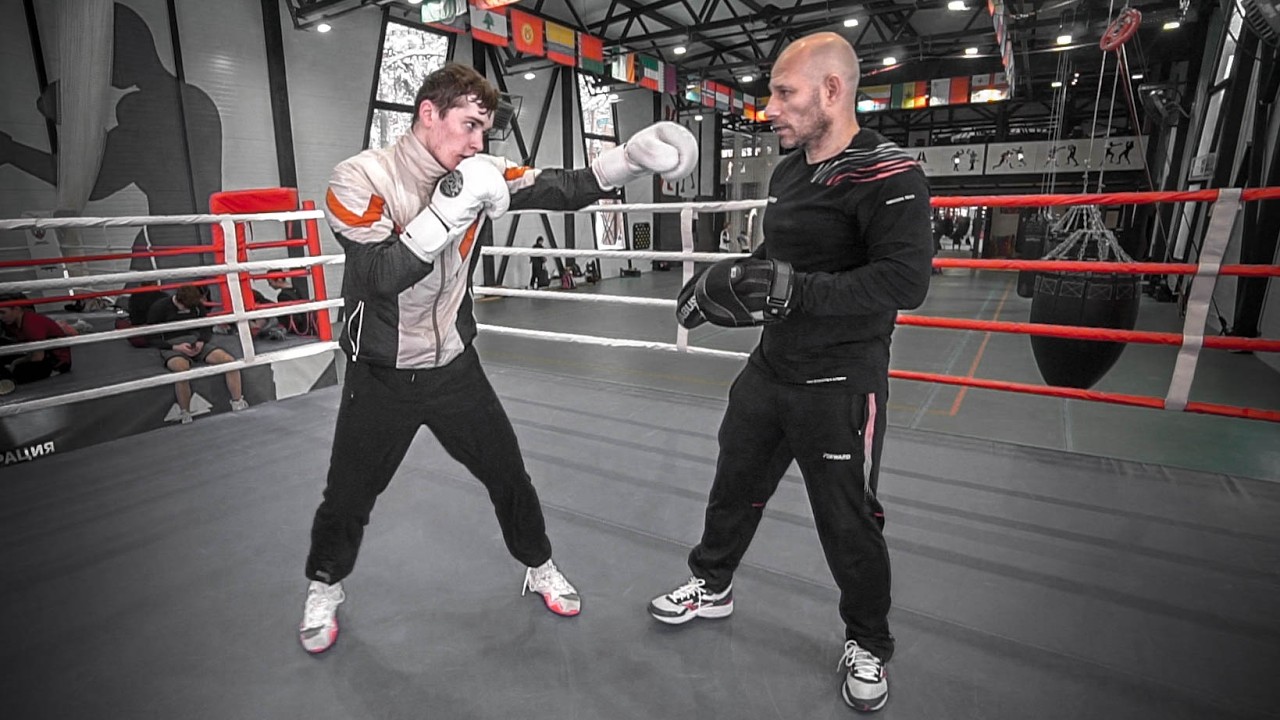 Приёмы настоящего мастера спорта по боксу!