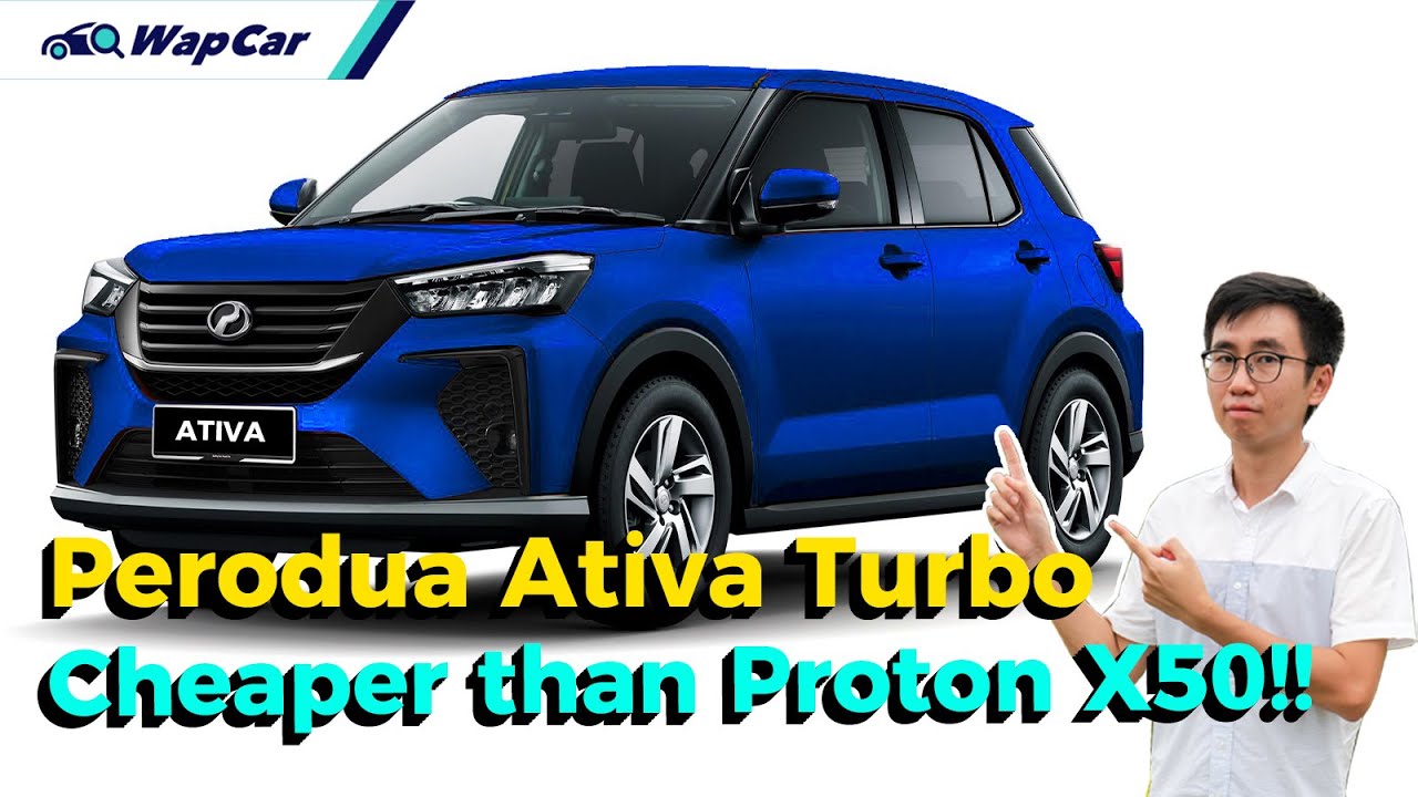 2021 Perodua Ativa D55l In Malaysia Proton X50 Rival Gets 1 0t Cvt Aeb From Rm62k 72k Wapcar Youtube