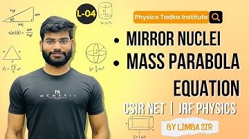 mirror nuclei|mass parabola in nuclear physics|csir net physics and gate