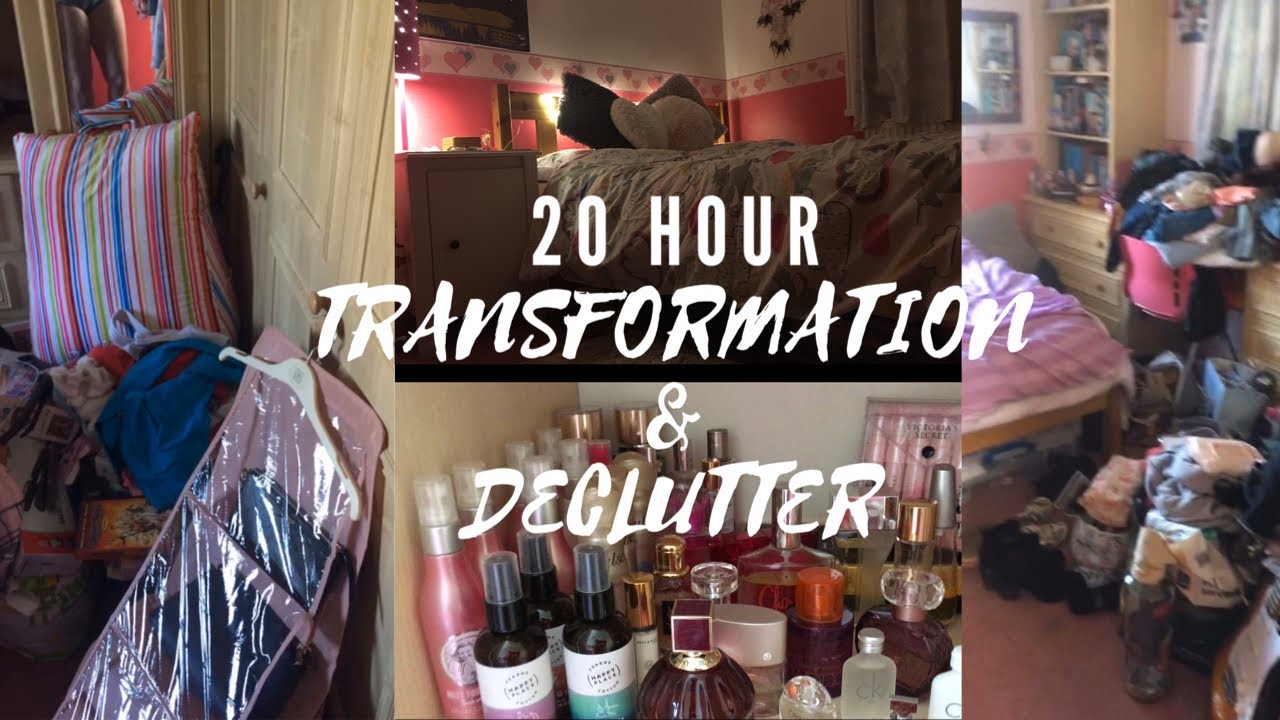 Declutter Transformation *EXTREME* Bedroom Declutter and Transformation | Spring Cleaning - YouTube