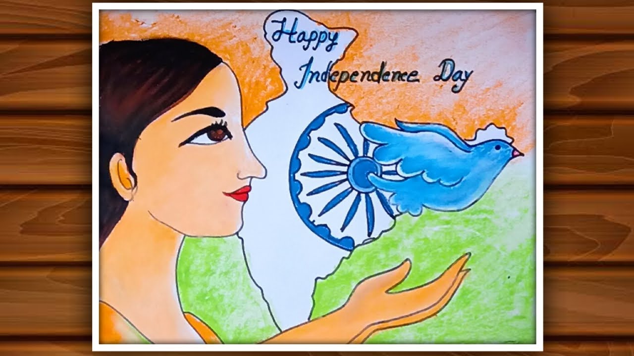 Independence day drawing very easy for beginners / How to draw ...