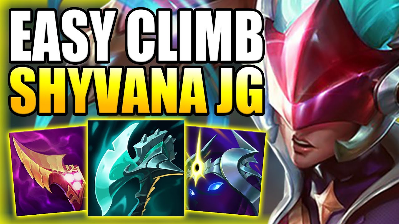 CHALLENGER JUNGLER SHOWS YOU THE EASIEST WAY TO ESCAPE LOW ELO WITH AP SHYVANA! - League of Legends