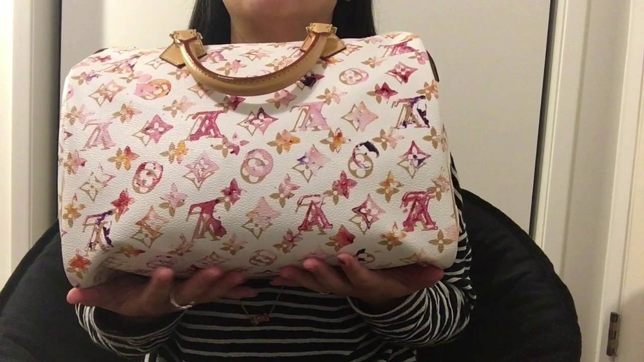 vuitton aquarelle speedy