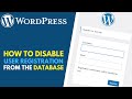 WordPress: How to Disable User Registration via Database (phpMyAdmin)